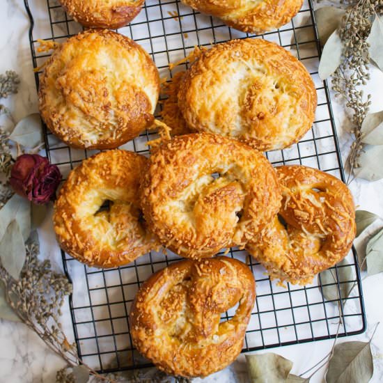 Parmesan Soft Pretzels