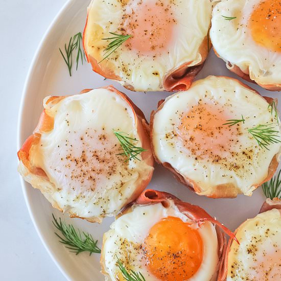 Prosciutto Egg Cups