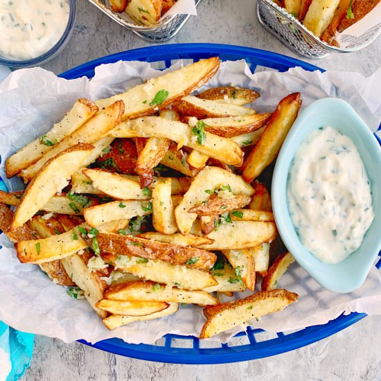 Air Fried Truffle Parmesan Fries