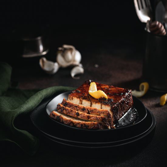 Brown Sugar Balsamic Glazed Tofu
