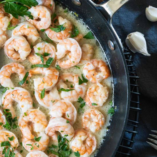 Lemon Garlic Butter Shrimp