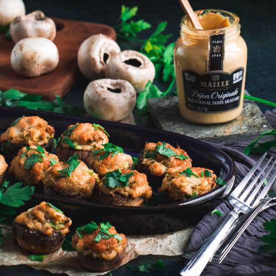 Crab & Herb Stuffed Mushrooms