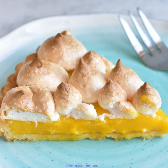 Passion fruit tart