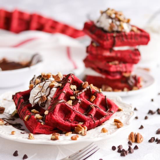 Red Velvet Waffles