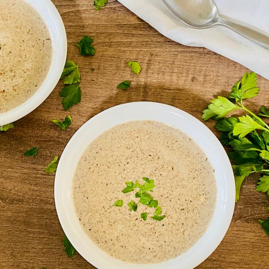 Keto Cream of Mushroom Soup