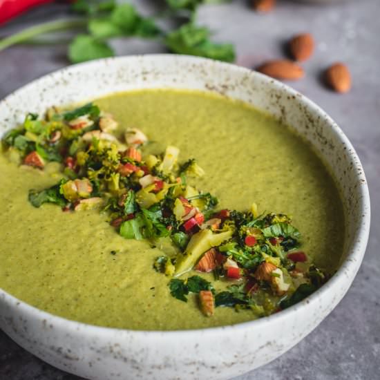 Broccoli Almond Soup