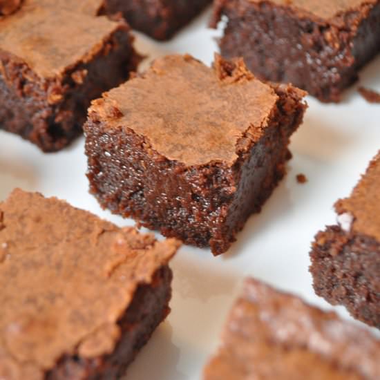 Best Gooey French Brownies