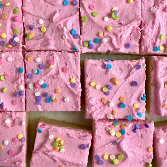 Frosted Sugar Cookie Bars