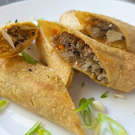 Crispy Baked Gluten-Free Egg Rolls