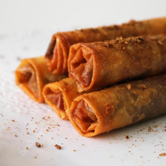 Cheese & Zaatar Spring Rolls