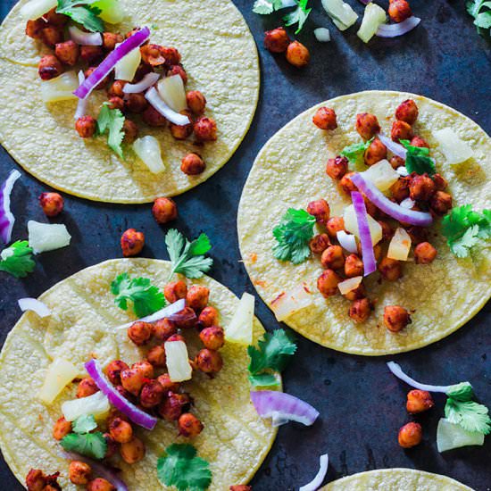 Vegan Tacos Al Pastor