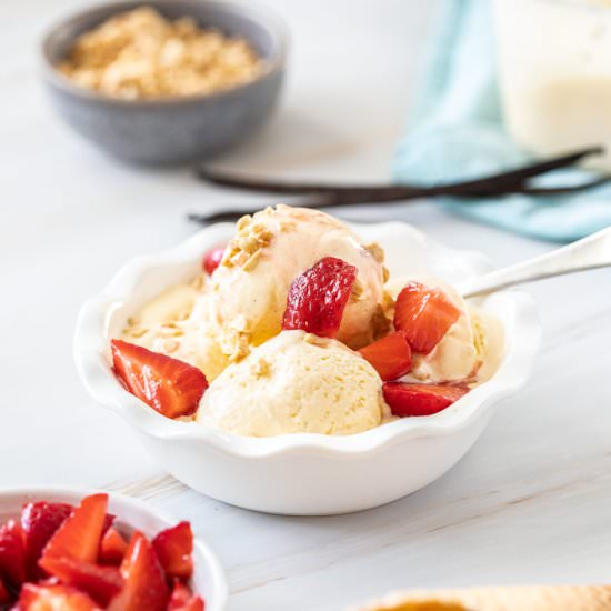 No Churn Vanilla Ice Cream