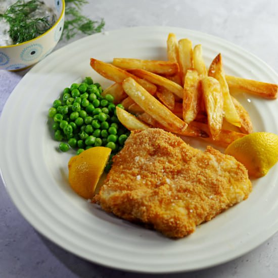 Low Calorie Breaded Fish and Chips
