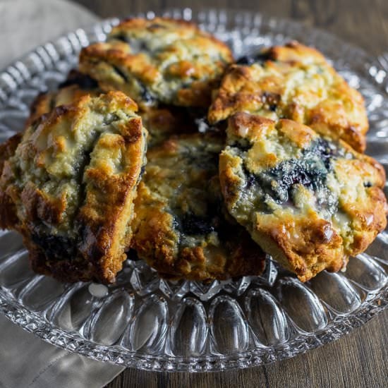 Gluten Free Scones Lemon Blueberry