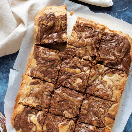 Nutella Blondies