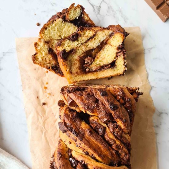 Chocolate Brioche Babka