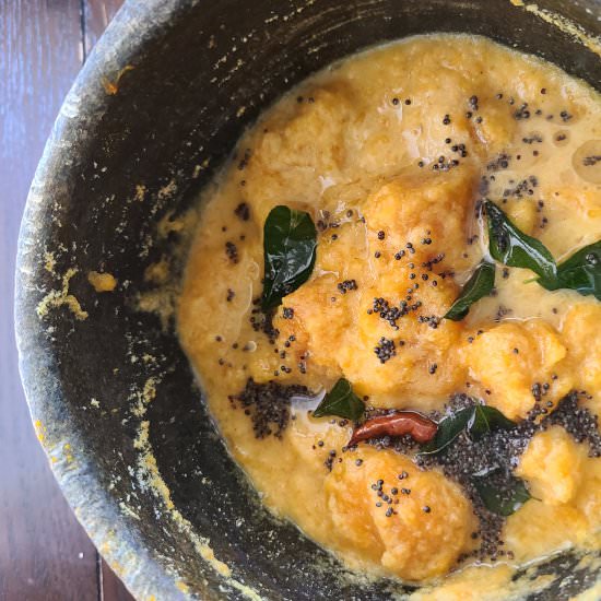 Mathan Kootu/Red Pumpkin Curry