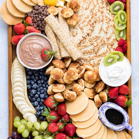 Pancake Charcuterie Board