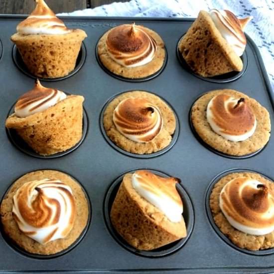 Mini S’more Meringue Cups