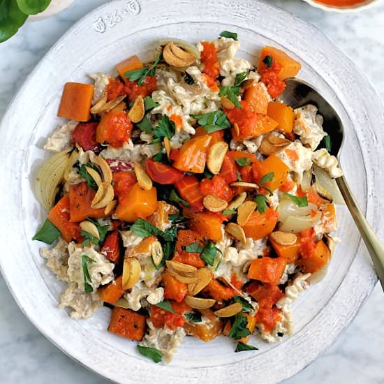 Pasta with Roasted Butternut Squash