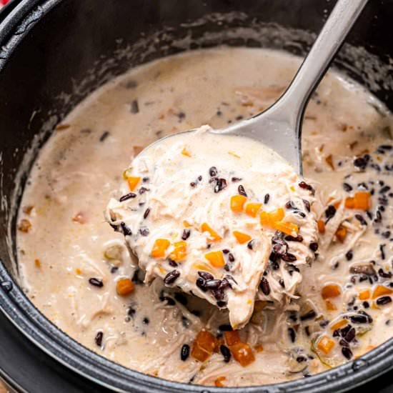 Instant Pot Wild Rice Soup
