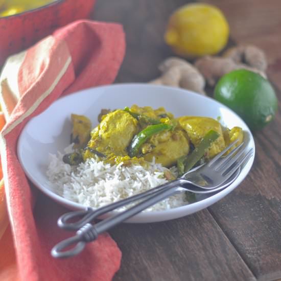Authentic spicy Indian Chicken