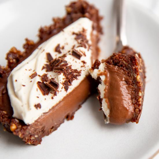 No Bake Vegan Chocolate Tart (GF)