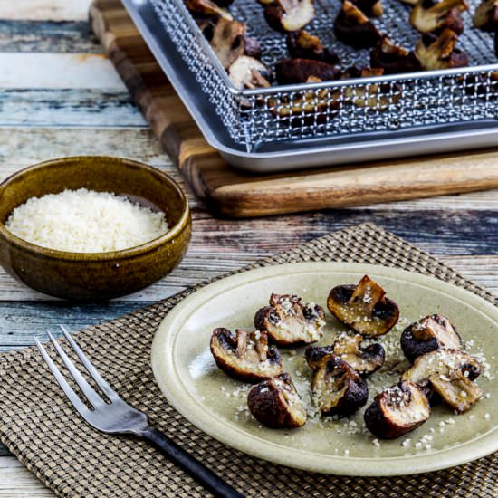 Air Fryer Roasted Mushrooms