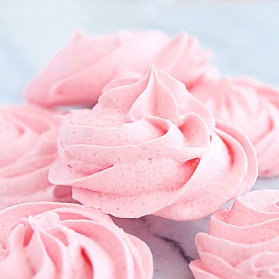 Strawberry Meringues