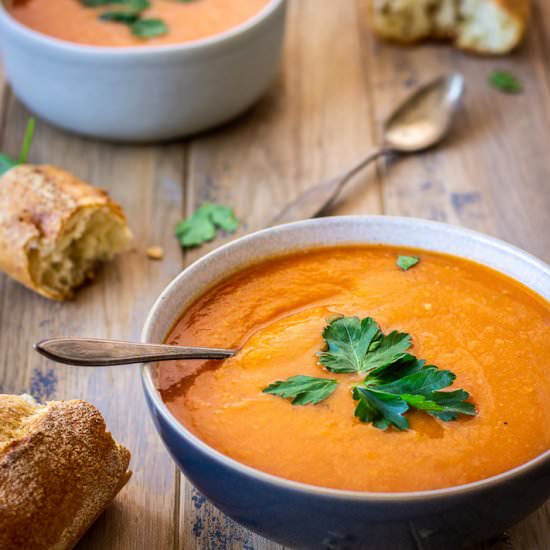 Carrot, Ginger & Apple Soup
