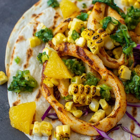 Calamari Tacos