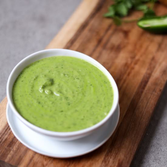 Cilantro Jalapeno Sauce