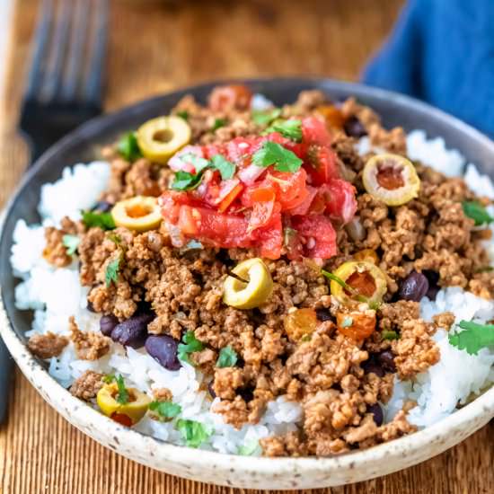 Instant Pot Beef Picadillo