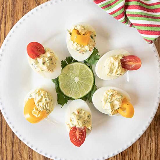 Southwestern Deviled Eggs