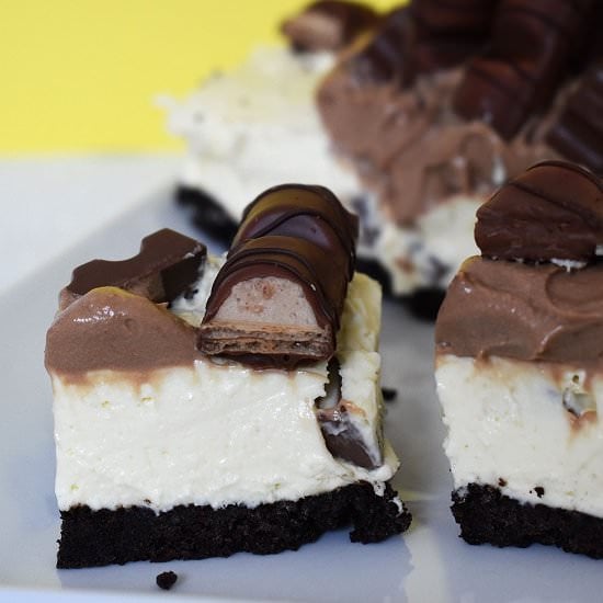No Bake Kinder Bueno Cheesecake