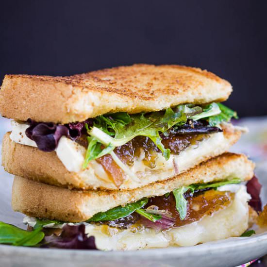 Brie Fig Grilled Cheese