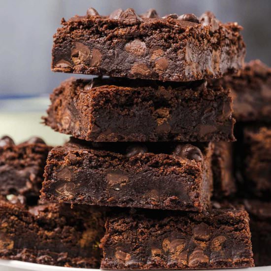 Fudgy Vegan Brownies