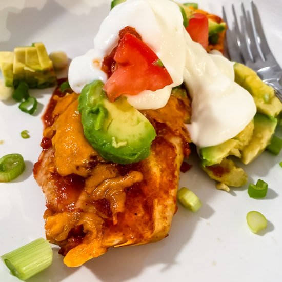 Loaded Beef Enchiladas