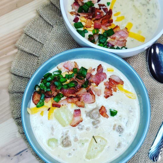 Cheeseburger Chowder