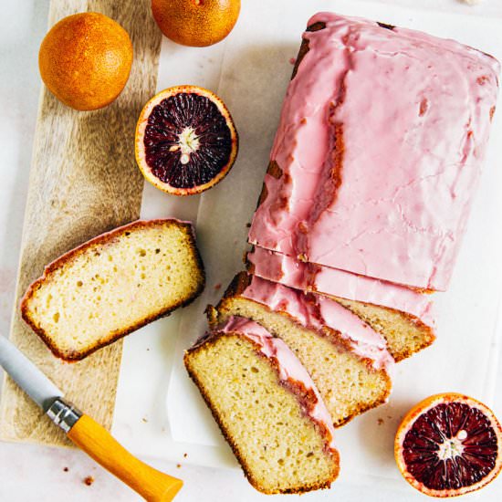 Blood Orange Drizzle Cake