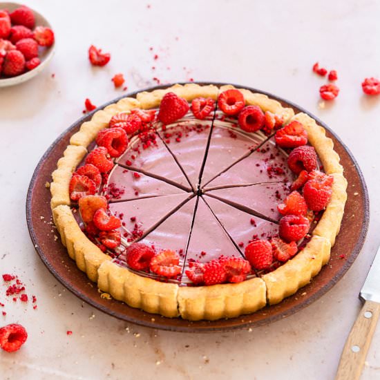Raspberry Amaretto Tart