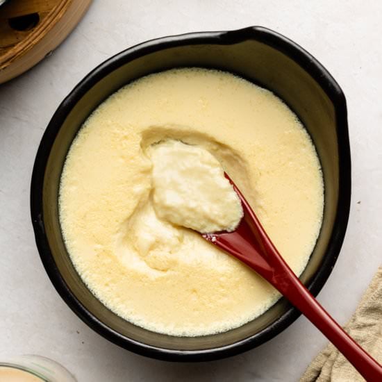 ginger milk pudding (vegan)