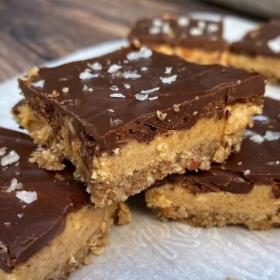 Keto Chocolate Peanut Butter Bars