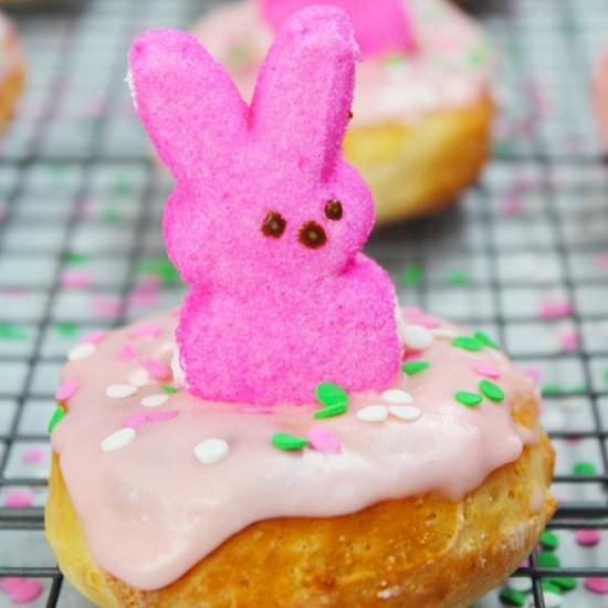 Air Fryer Easter Bunny Donuts