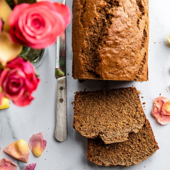 Oat Flour Banana Bread