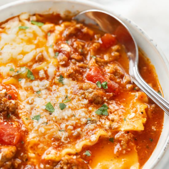 Lasagna Soup