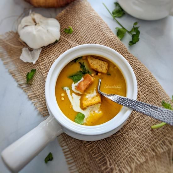 Butternut Squash Coconut Milk Soup