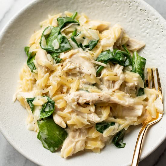 lemon chicken orzo