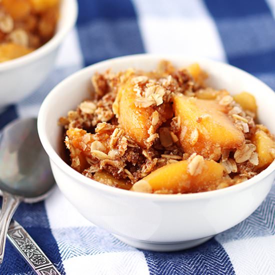 Gluten-Free Peach Crisp