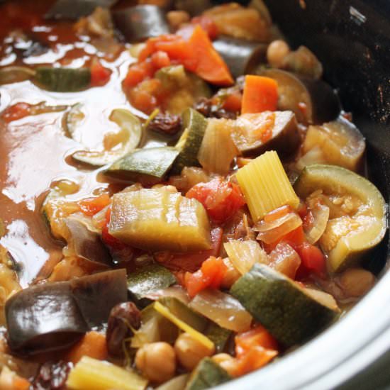 Crock Pot Moroccan Vegetables